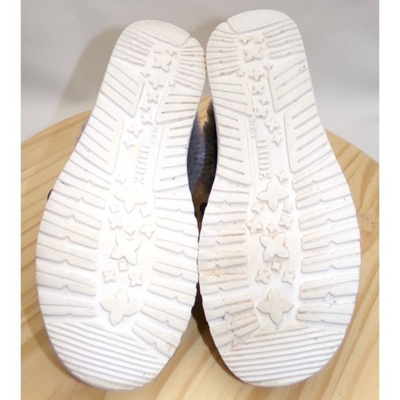 Hey Dude Britt Faux Fur Lined Ankle Booties Womens Navy Blue Size 8 Lace Up - Picture 6 of 8